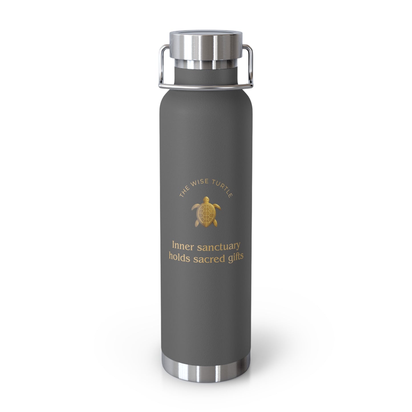 Affirmation Essentials - Turtle (The Minimalist) - Copper Vacuum Insulated Canteen, 22oz