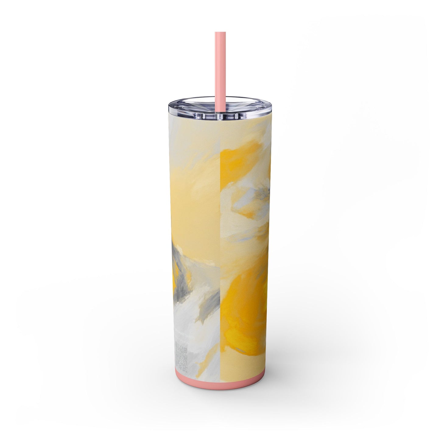 Artist Series - Silver Star - Skinny Tumbler with Straw, 20oz