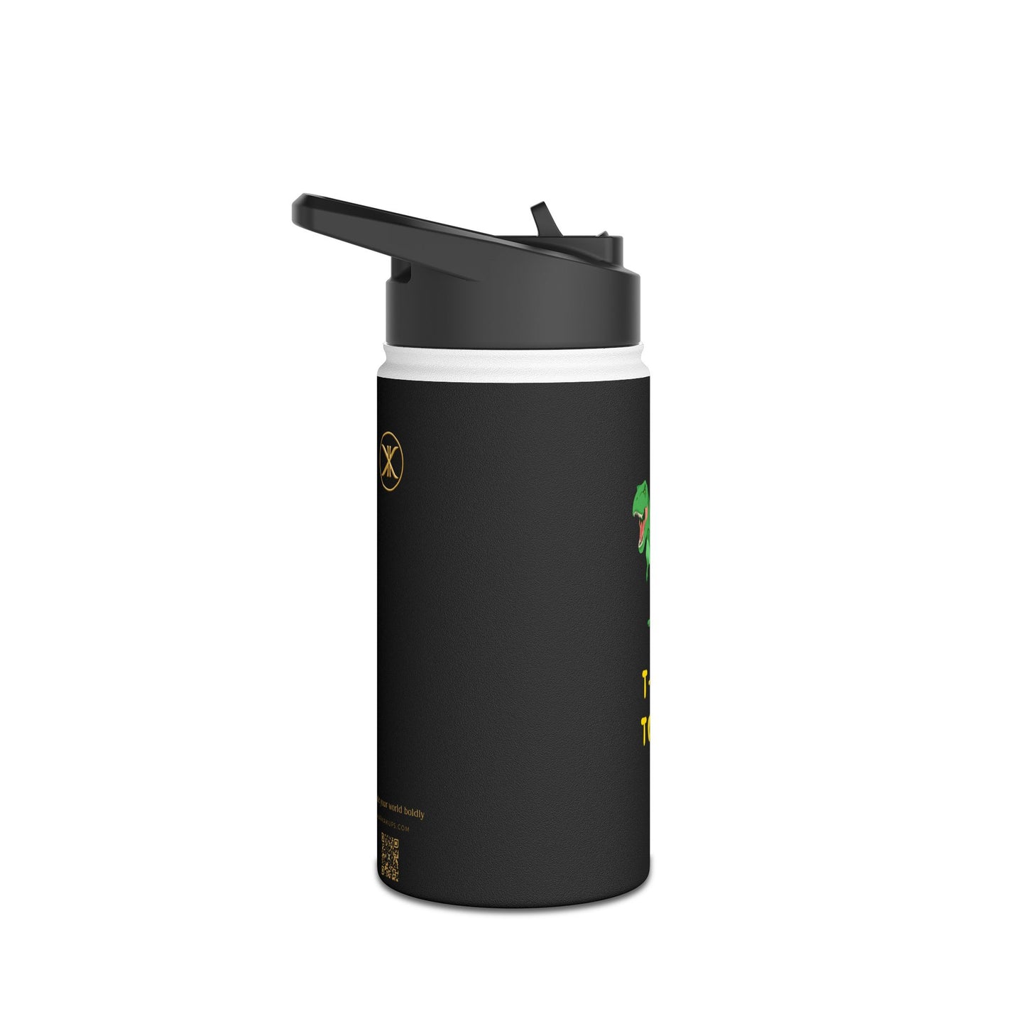 Kids Series - T-Rex Tough - Stainless Steel Water Bottle, Standard Lid