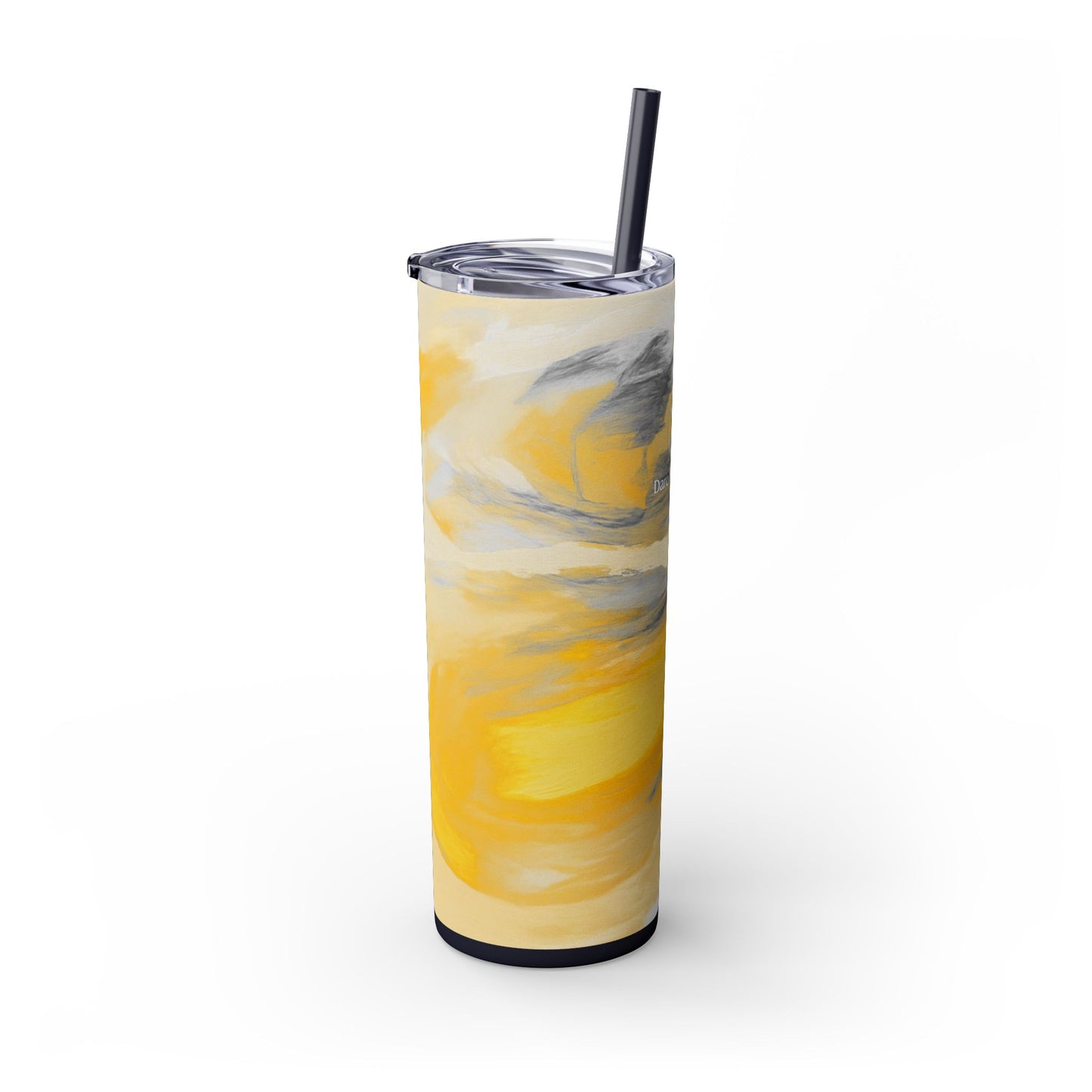 Artist Series - Silver Star - Skinny Tumbler with Straw, 20oz