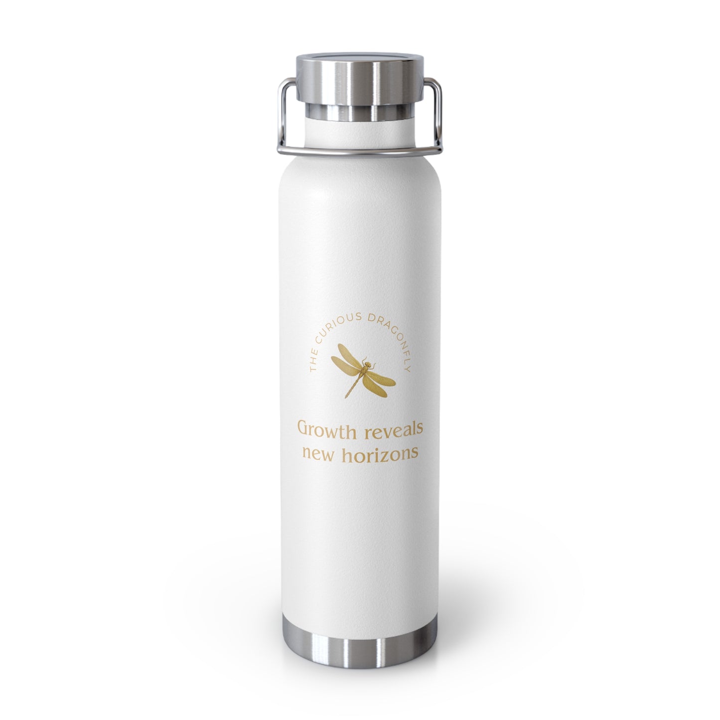 Affirmation Essentials - Dragonfly (The Minimalist) - Copper Vacuum Insulated Canteen, 22oz