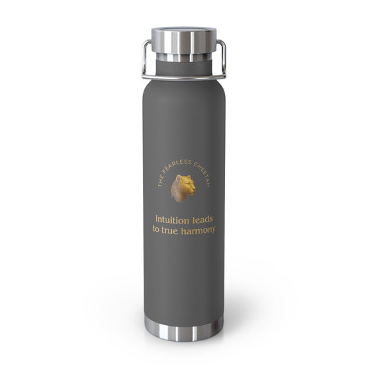 Affirmation Essentials - Cheetah (The Minimalist) - Copper Vacuum Insulated Canteen, 22oz