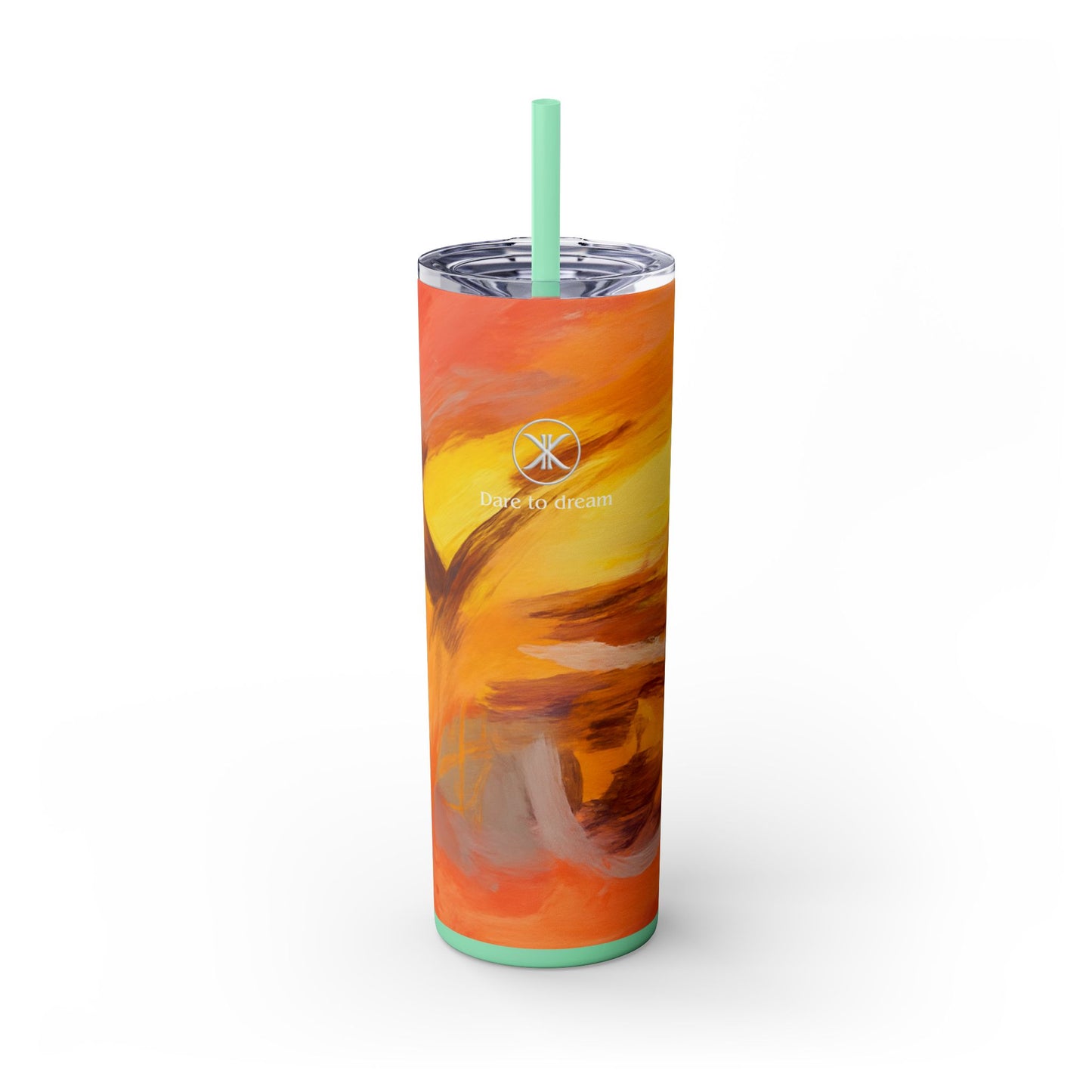 Artist Series - Golden Ray - Skinny Tumbler with Straw, 20oz