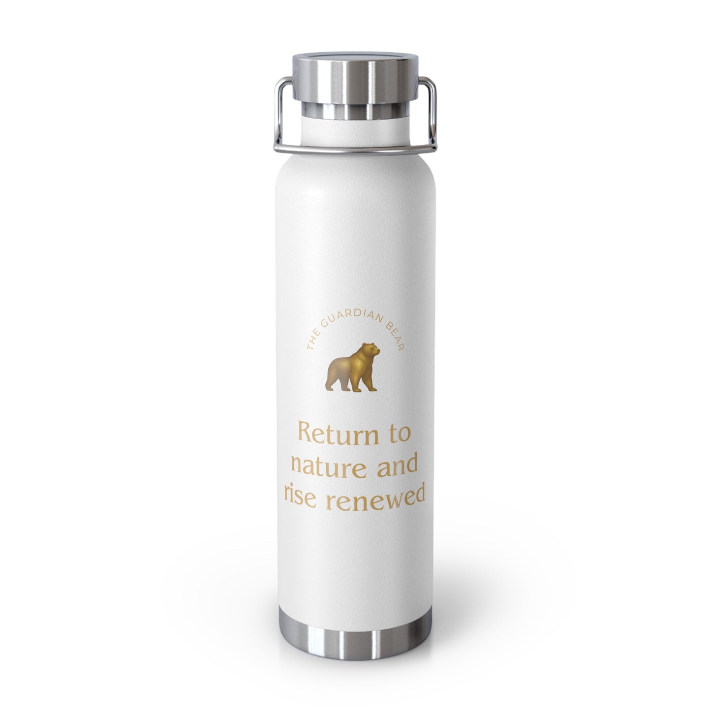 Affirmation Essentials - Bear (Go Bold) - Copper Vacuum Insulated Canteen, 22oz