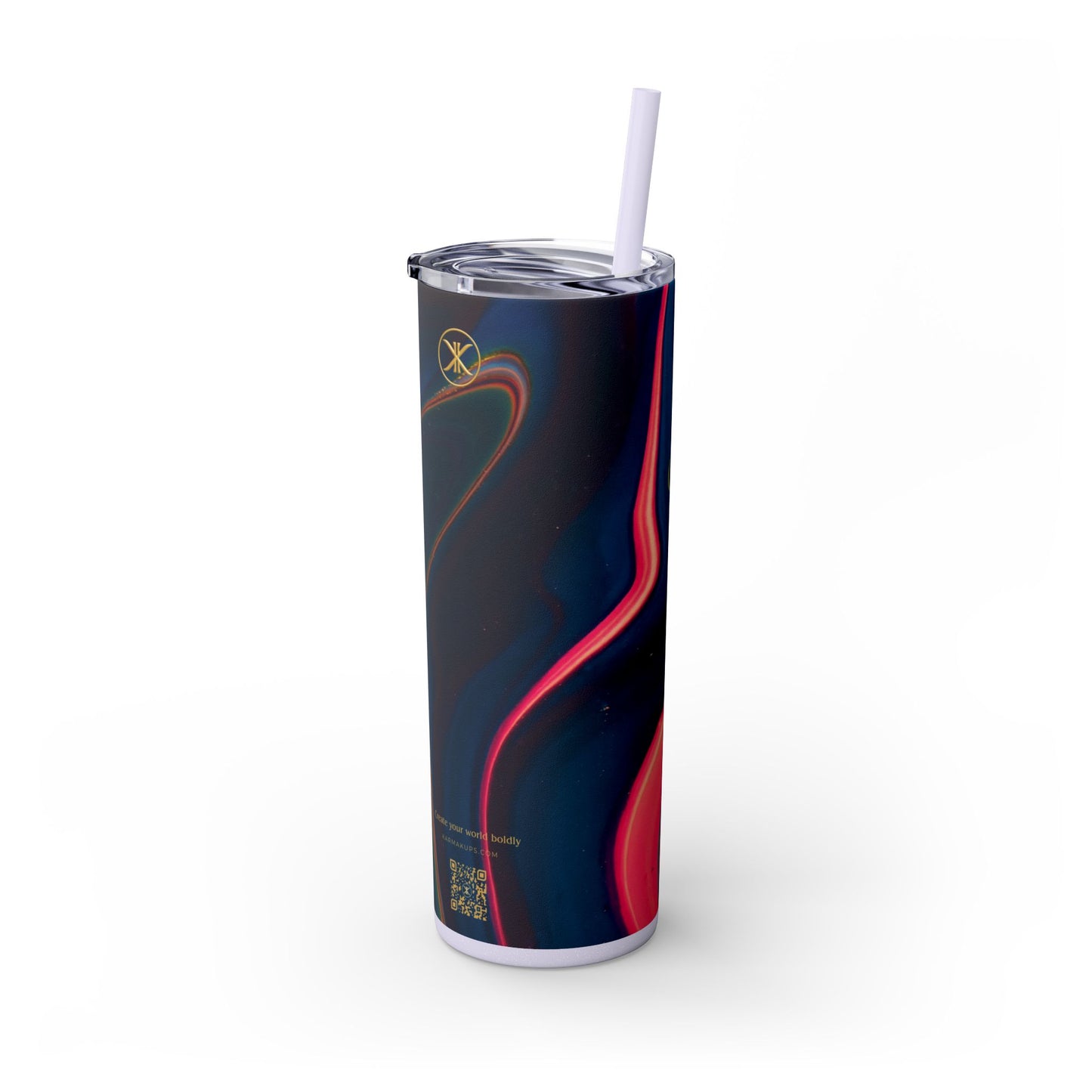 Skinny Tumbler with Straw, 20oz