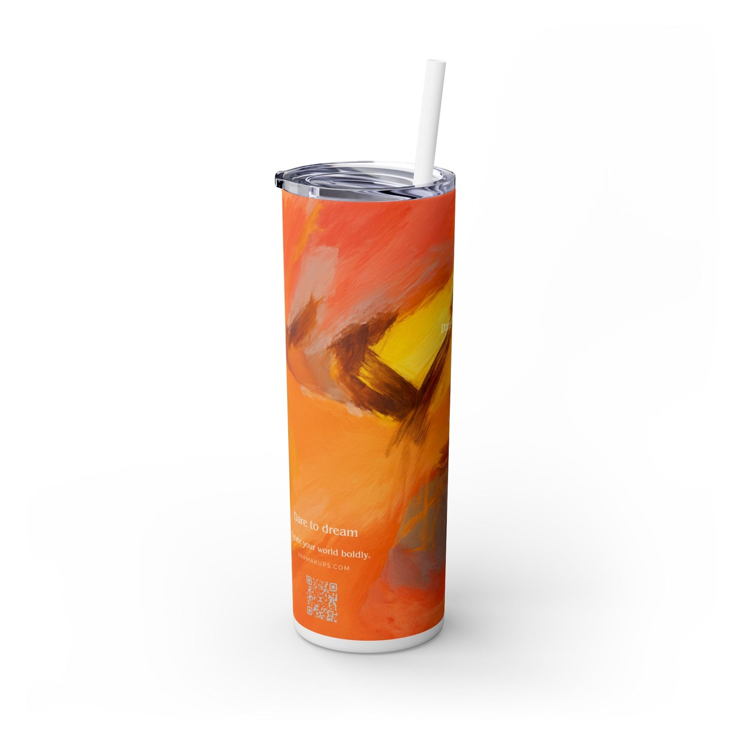 Artist Series - Golden Ray - Skinny Tumbler with Straw, 20oz