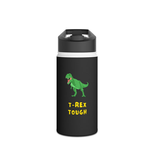 Kids Series - T-Rex Tough - Stainless Steel Water Bottle, Standard Lid
