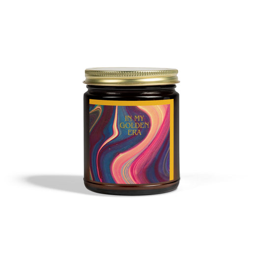 "In My Golden Era"  - 9oz Scented Candle in Aromatherapy Jar - Perfect for Self-Care & Spiritual Moments