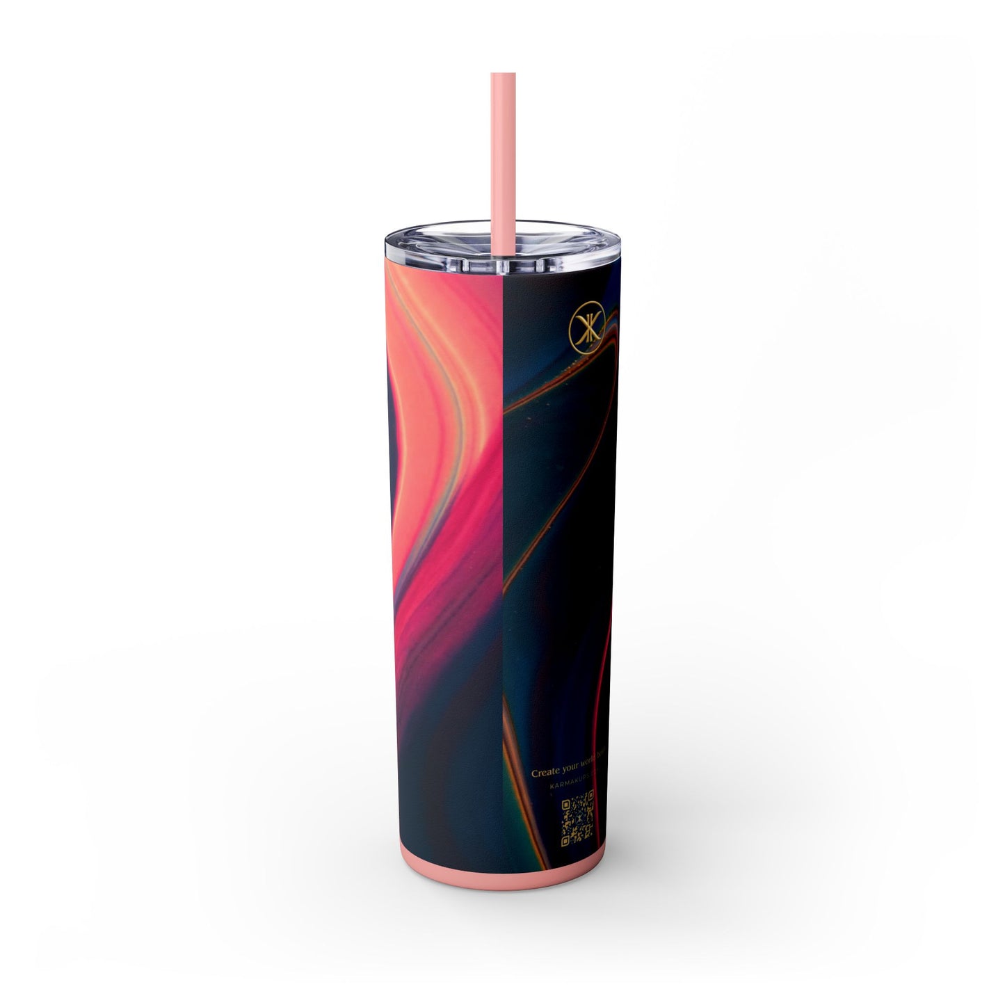 Skinny Tumbler with Straw, 20oz